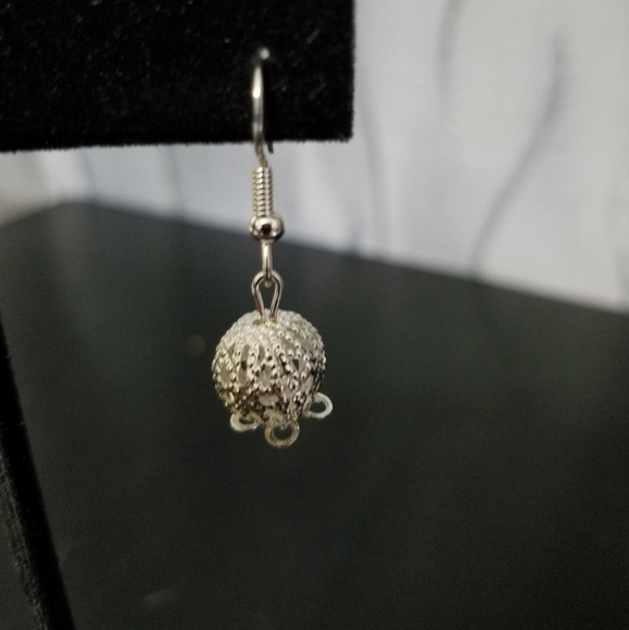Ooak silver dangle earrings - Picture 2 of 2